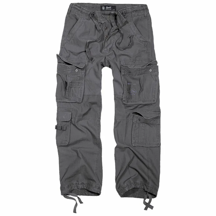 kalhoty plátěné BRANDIT Pure Vintage Trouser Anthracite S